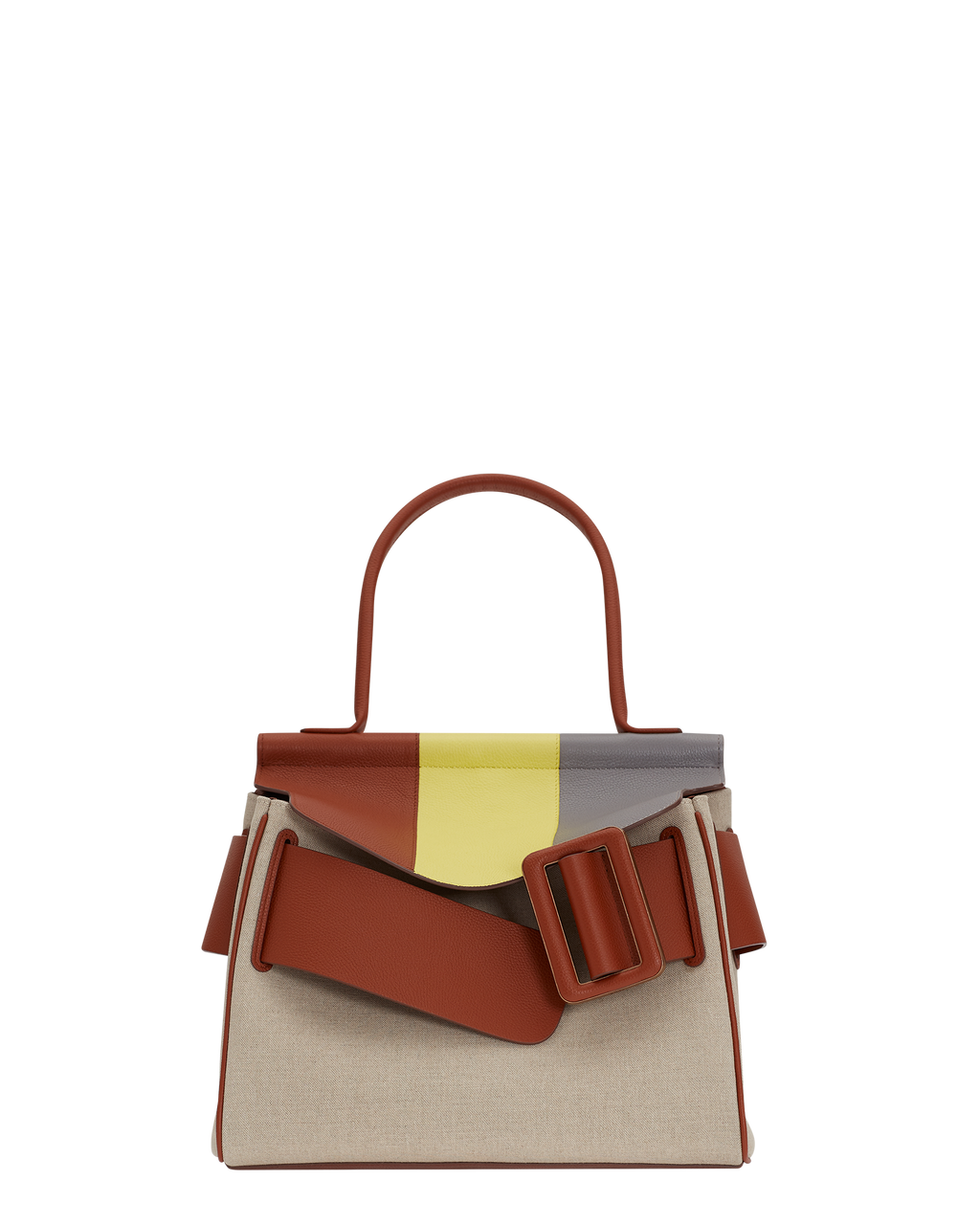 BOYY - Karl 19 mini buckled color-block leather shoulder bag