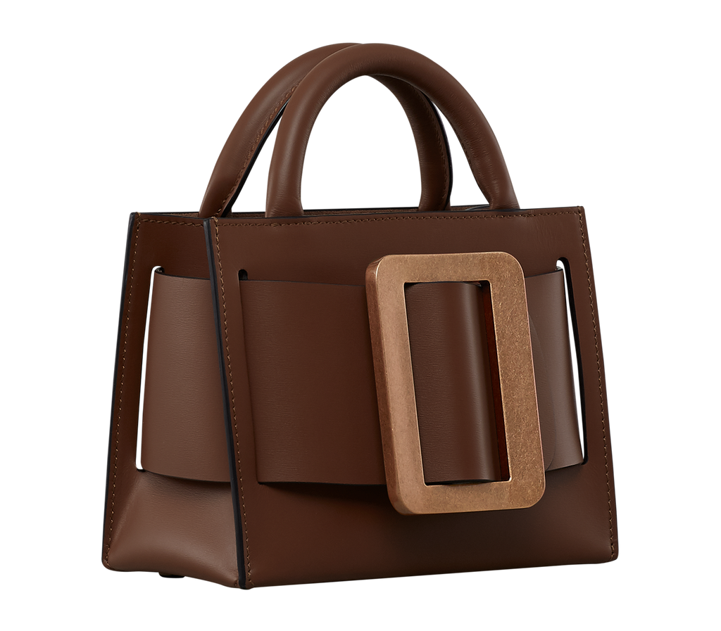 Boyy Bobby 18 Color-block Leather Bag in Brown